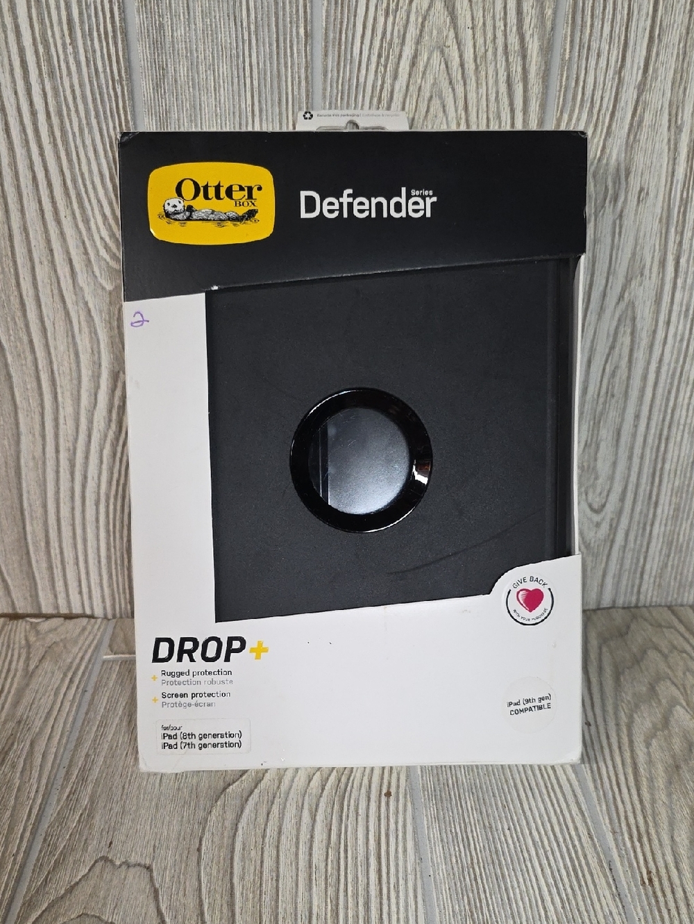 OtterBox Defender Series Black Rugged Case for 7th 8th 9th Generation Ipad NEW